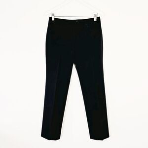 Theory Capsule Staples Black Straight Leg Dress Pants